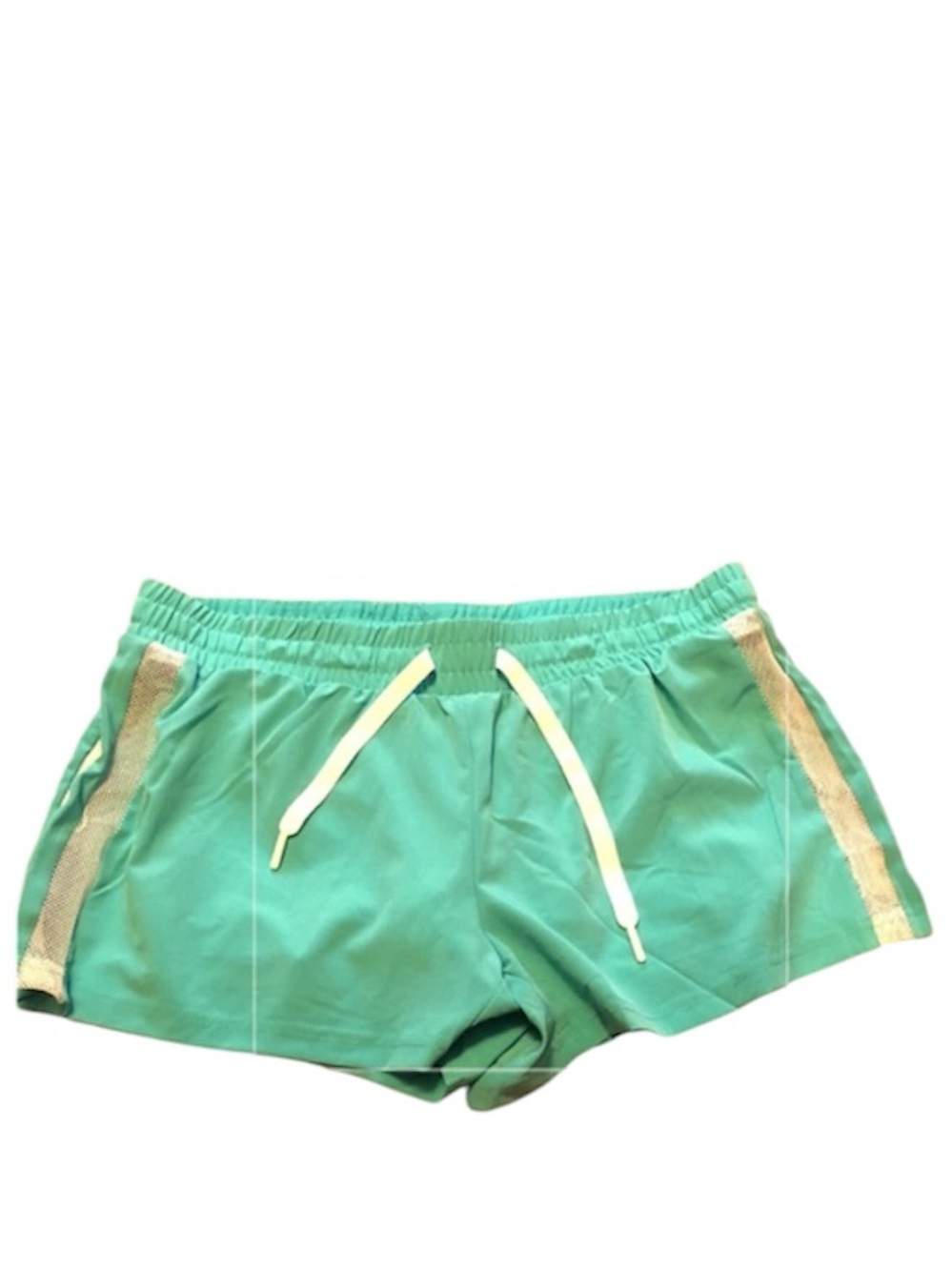 Fabletics Moisture Wicking Lined Mint Green Shorts